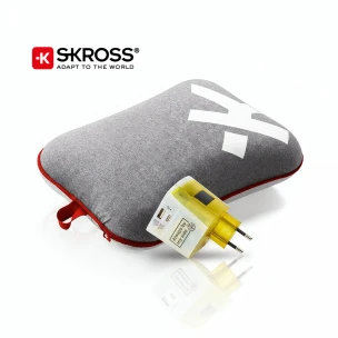 Skross TCS Welt-Adapter mit Gratis-Kissen im Wert von CHF 29.90