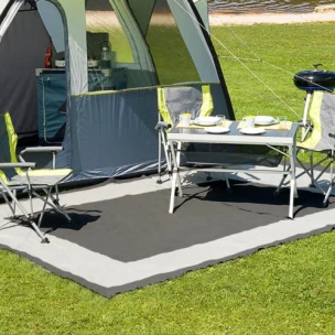 Zeltteppich Balmat 300 x 300 cm (anthrazit/grau)