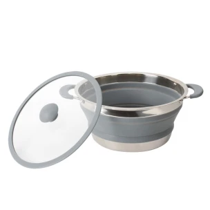 Volcano Fold Away Kochtopf grau 20 cm