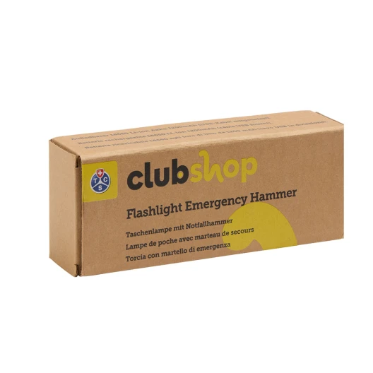 Taschenlampe mit Notfallhammer