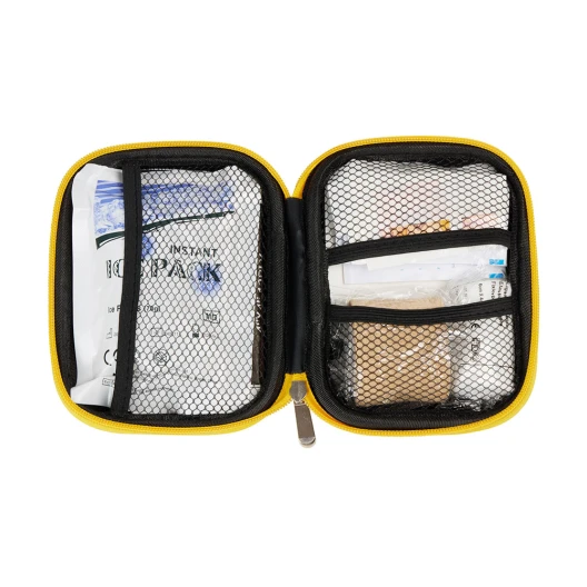 Compact first aid kit for on the go