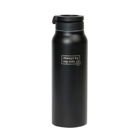 Trinkflasche mit Handyhalter/Stativ