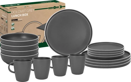 Lunch Box Dolomit Grey (16 pcs.)