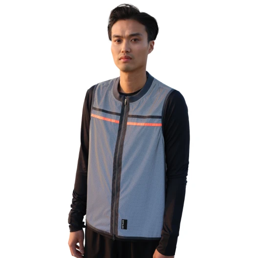 GOFLUO Sprint Grey Reflektierende Jacke