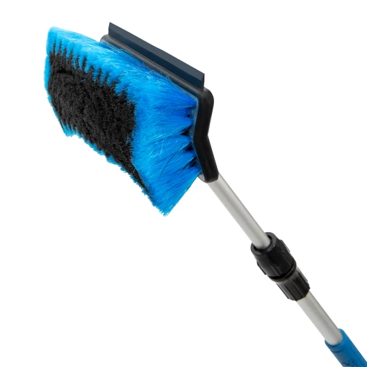 Car wash brush with telescopic handle