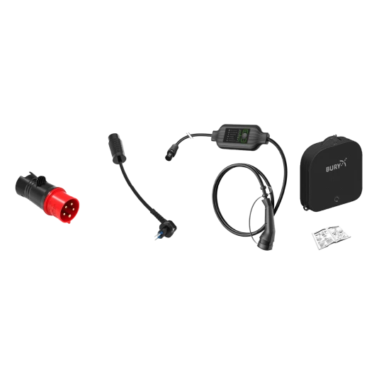 Caricatore EV mobile BURY Powerflash 9050 Tipo 2