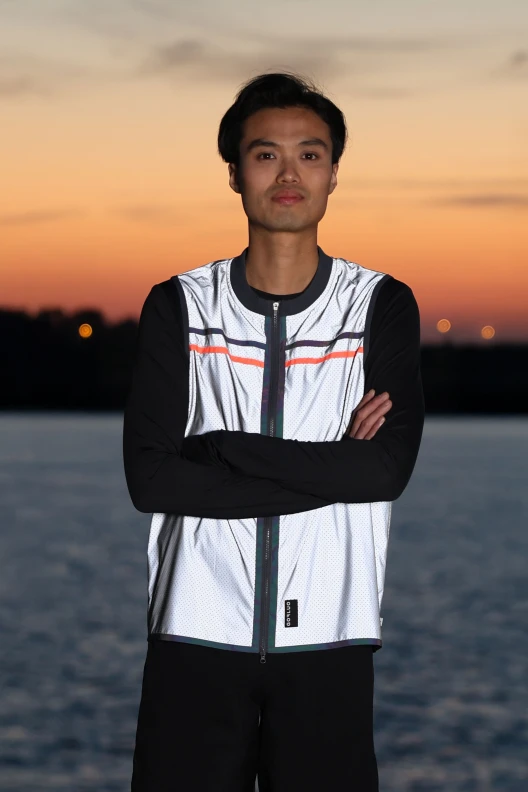 GOFLUO Sprint Grey Reflektierende Jacke