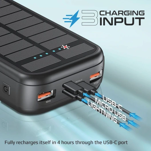 ProMate Solar Powerbank 20000 mAh