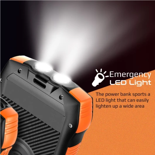 ProMate Solar Powerbank 20000 mAh Qi kabellos