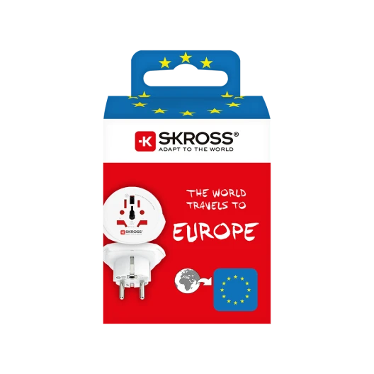 Adattatore Singolo Skross dal Mondo all'Europa