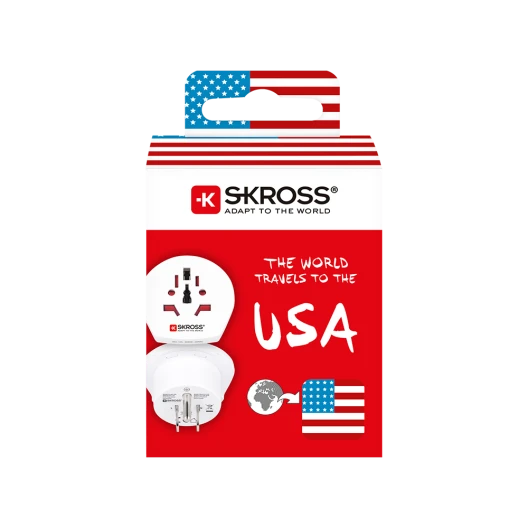 Skross Single Adapter World to USA
