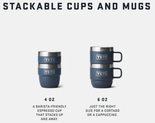 YETI Espresso Cup 4 oz (2er Set) seafoam