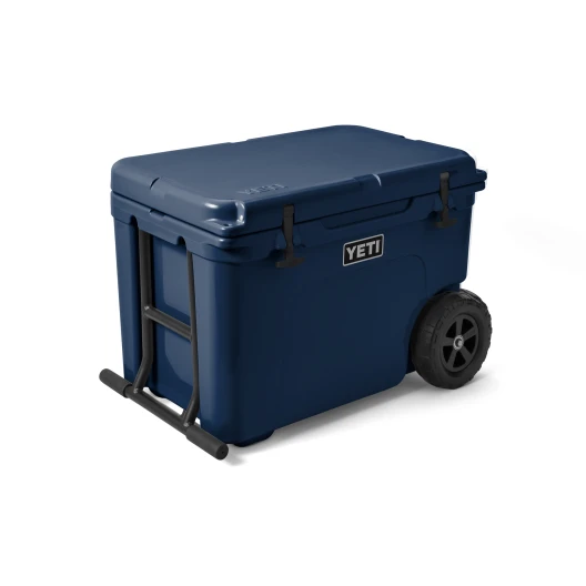 YETI Tundra Kühlbox Haul auf Rädern navy - mit gratis Trinkbecher*