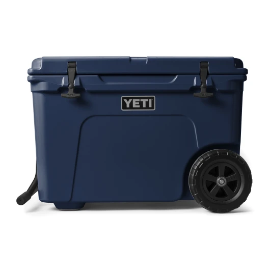 YETI Tundra Kühlbox Haul auf Rädern navy - mit gratis Trinkbecher*