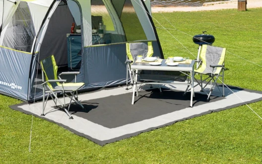 Zeltteppich Balmat 300 x 300 cm (anthrazit/grau)